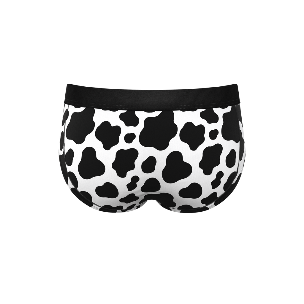 The Milk Me | Cow Print Ball Hammock® Pouch Underwear Briefs - Shinesty