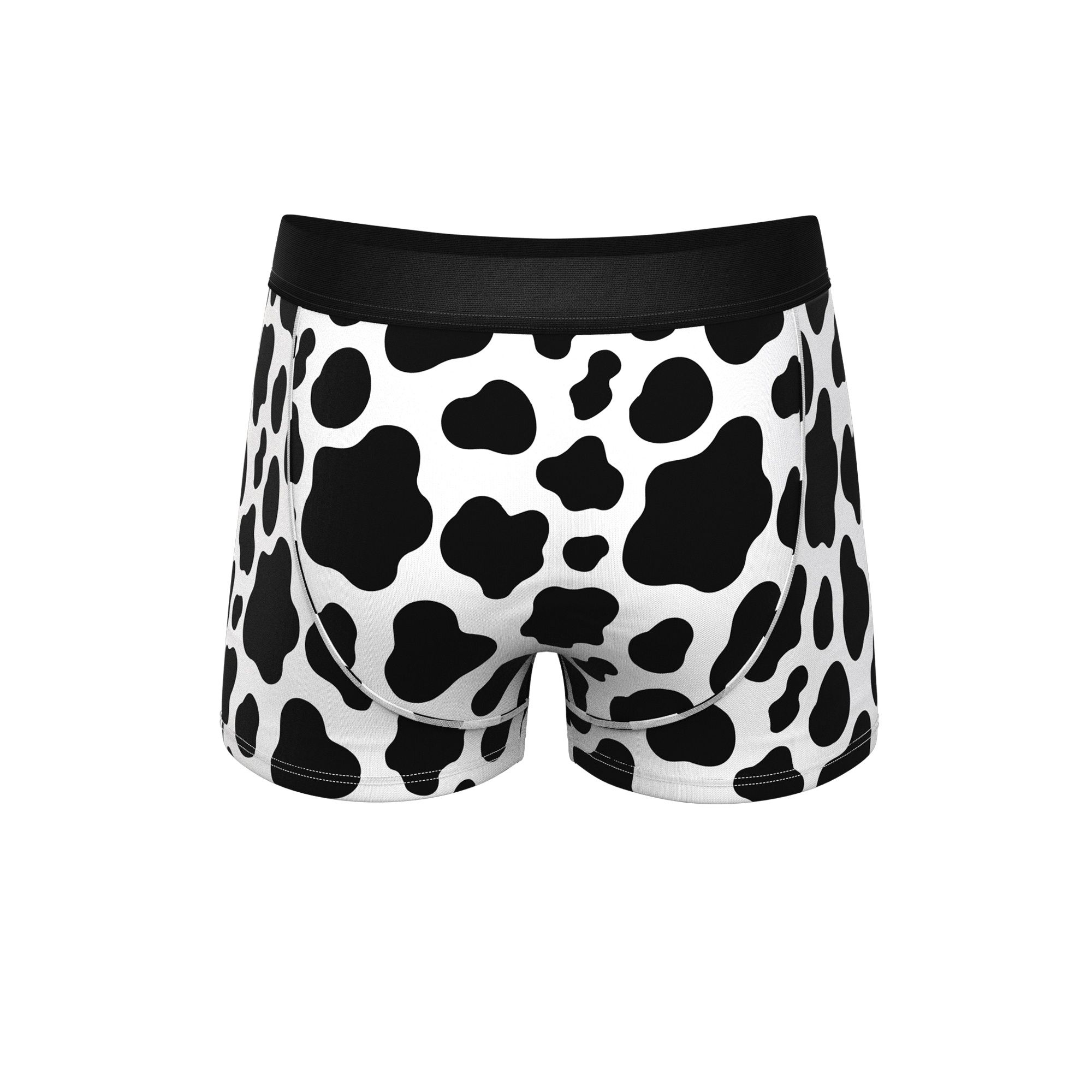 The Milk Me | Cow Print Ball Hammock® Pouch Trunk Underwear - Shinesty