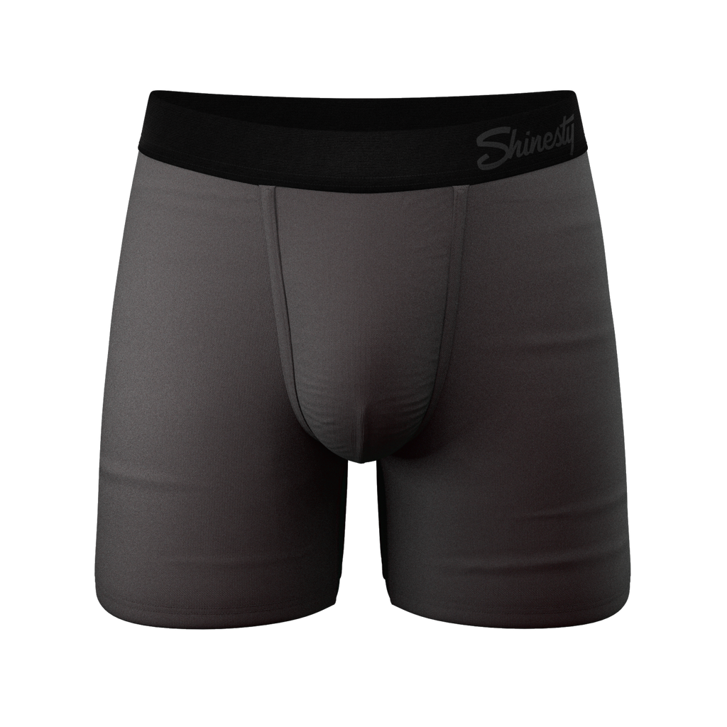 The Coal Miner | Dark Gray Ball Hammock® Pouch Underwear - Shinesty