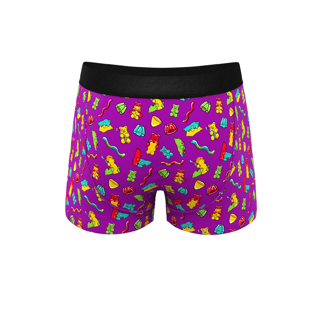 The Naughty Bears | Gummy Bear Ball Hammock® Pouch Trunks Underwear - Shinesty