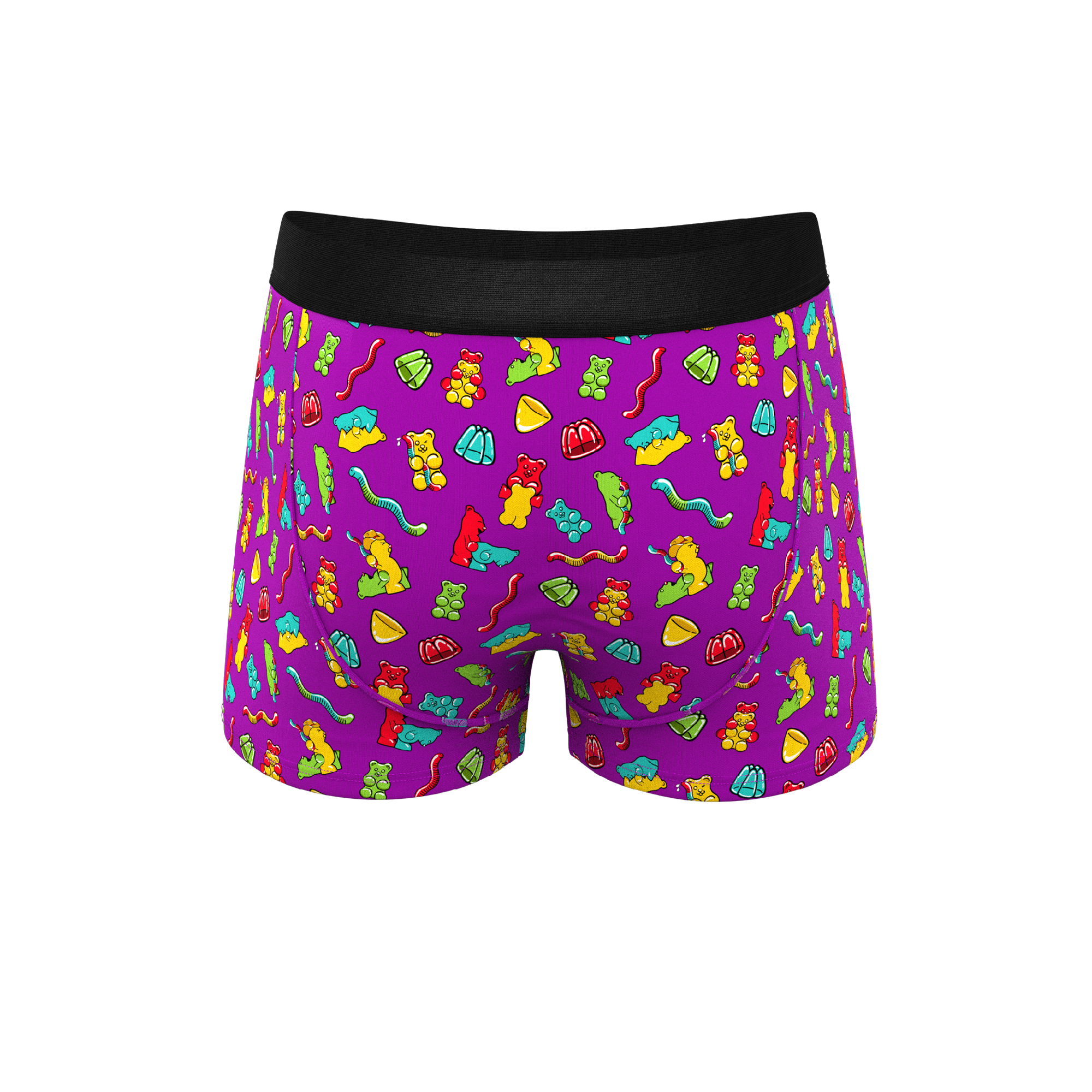 The Naughty Bears | Gummy Bear Ball Hammock® Pouch Trunks Underwear - Shinesty