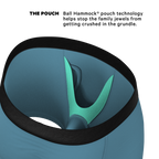 The Neptune | Slate Blue Ball Hammock® Pouch Underwear With Fly - Shinesty