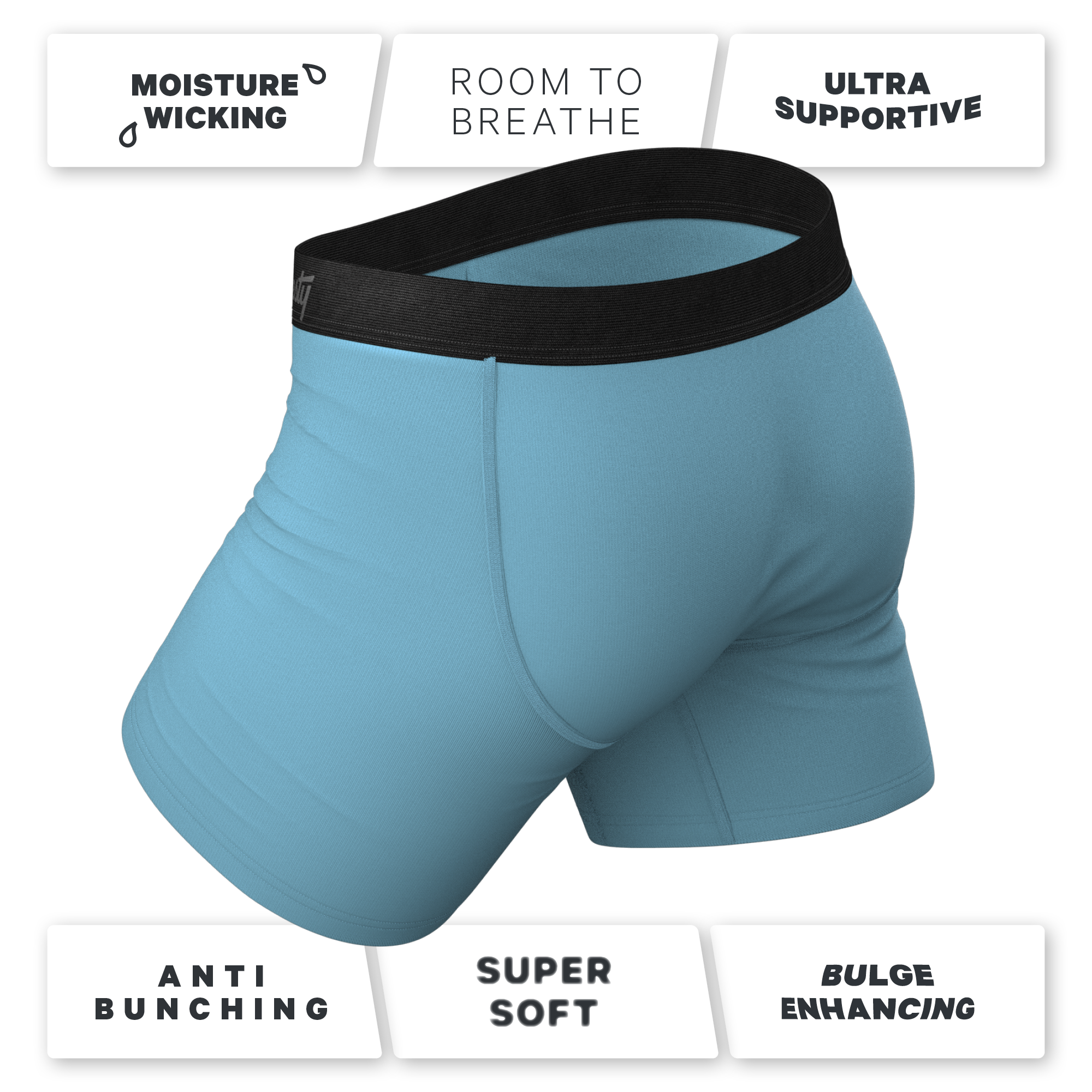 The Neptune | Slate Blue Ball Hammock® Pouch Underwear - Shinesty