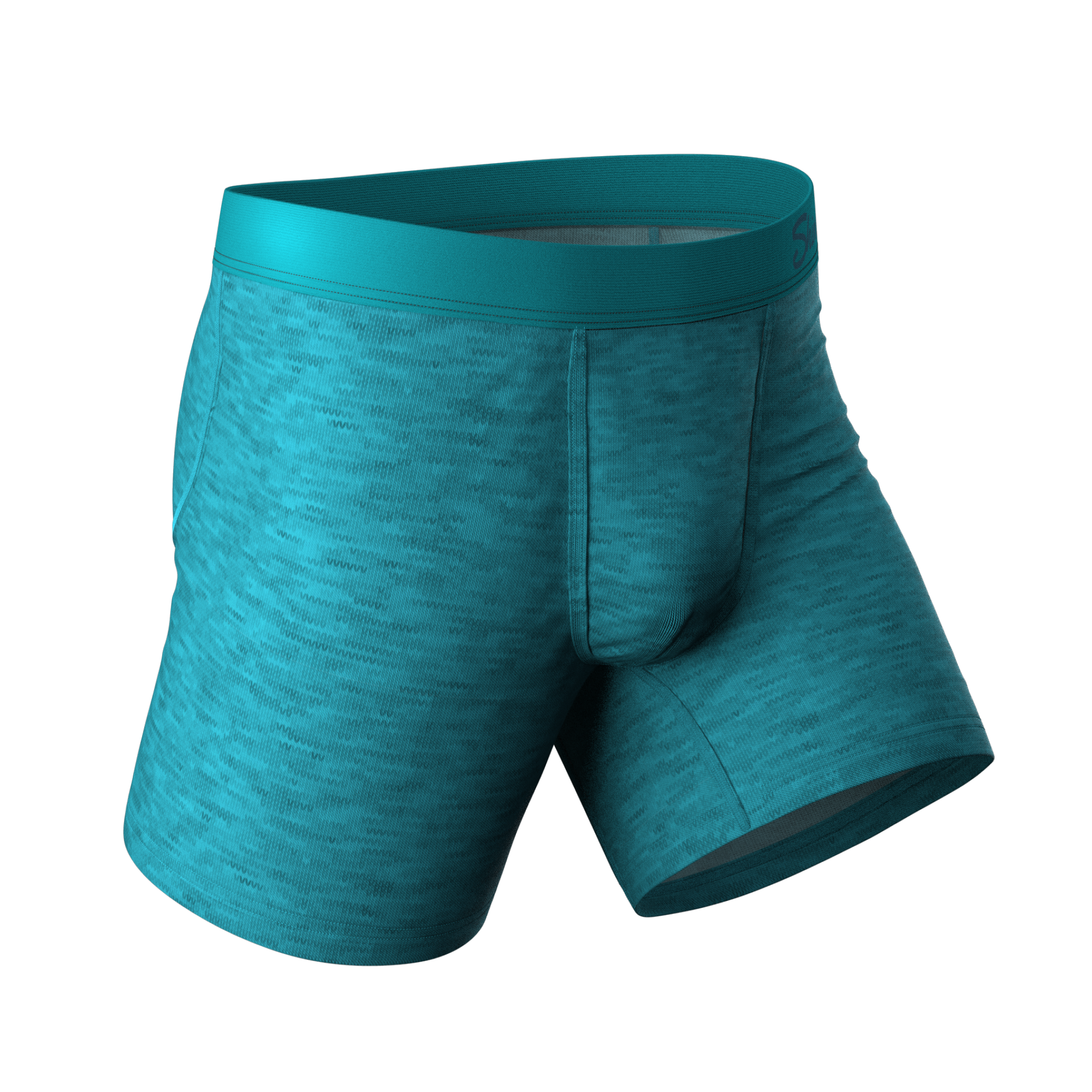 The Nerves of Teal | Teal Heather Ball Hammock® Pouch Underwear - Shinesty
