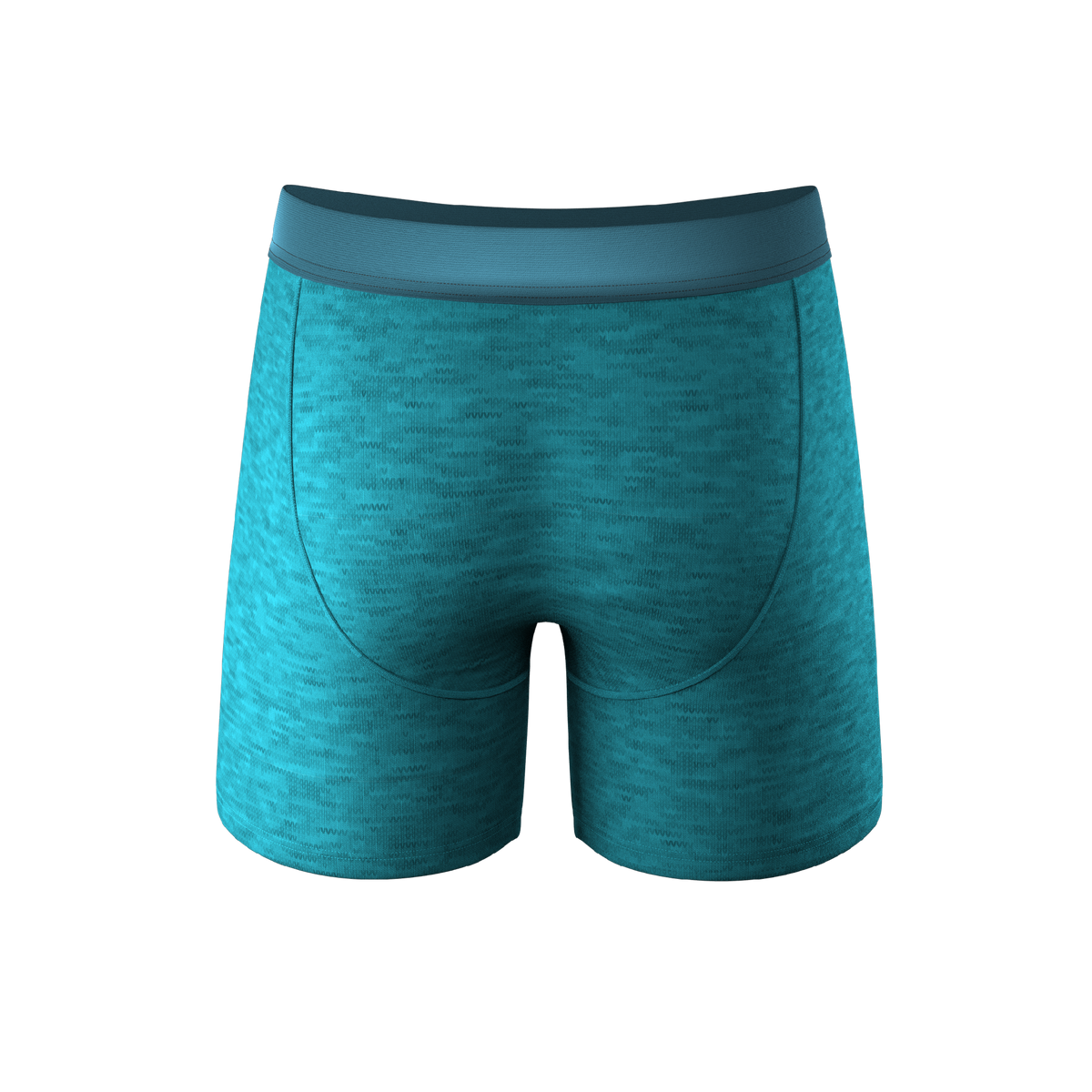 The Nerves of Teal | Teal Heather Ball Hammock® Pouch Underwear - Shinesty