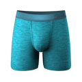 The Nerves of Teal | Teal Heather Ball Hammock® Pouch Underwear - Shinesty