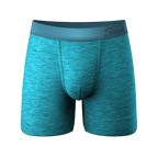 The Nerves of Teal | Teal Heather Ball Hammock® Pouch Underwear - Shinesty