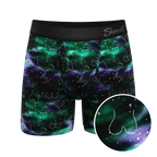 The Milky Way | Northern Lights Ball Hammock® Pouch Underwear With Fly - Shinesty