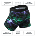 The Milky Way | Northern Lights Ball Hammock® Pouch Underwear With Fly - Shinesty