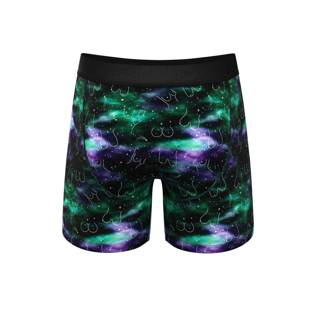 The Milky Way | Northern Lights Ball Hammock® Pouch Underwear With Fly - Shinesty