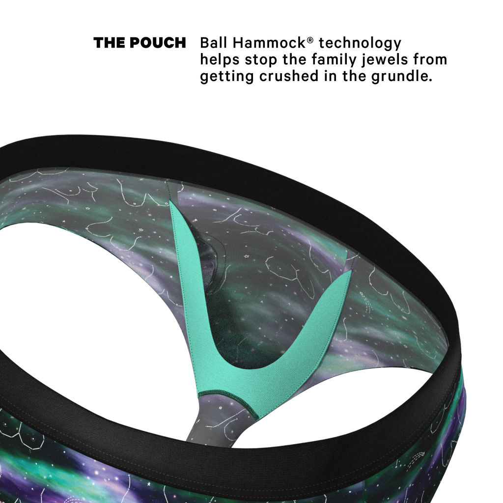 The Milky Way | Northern Lights Ball Hammock® Pouch Underwear Briefs - Shinesty
