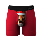 The Nutcrack-Him | Holiday Ball Hammock® Pouch Underwear With Fly - Shinesty