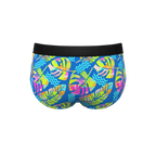 The Oahu Rendezvous | Tropical Leaves Ball Hammock® Pouch Underwear Briefs - Shinesty