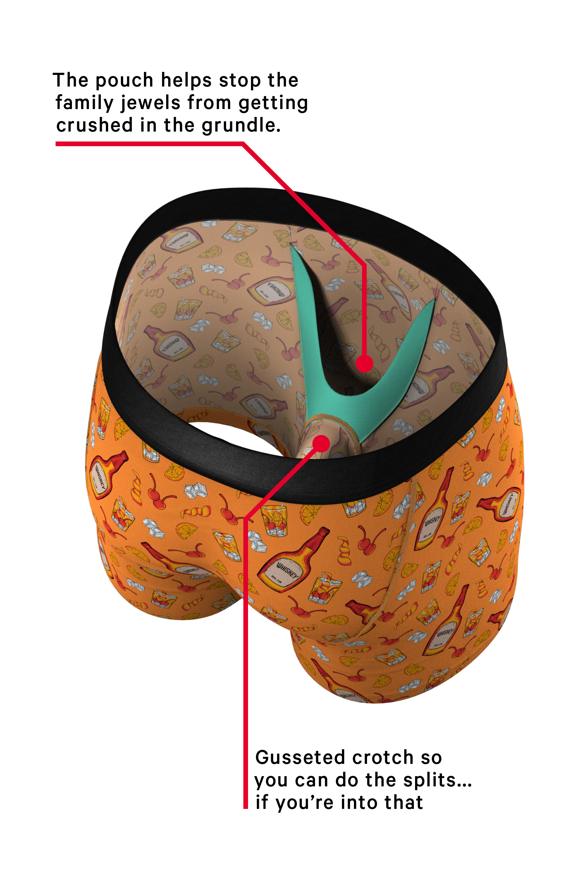 The Old Fashioned | Whiskey Ball Hammock® Pouch Underwear - Shinesty