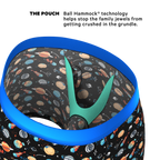 The Personal Space | Outer Space Ball Hammock® Pouch Underwear With Fly - Shinesty
