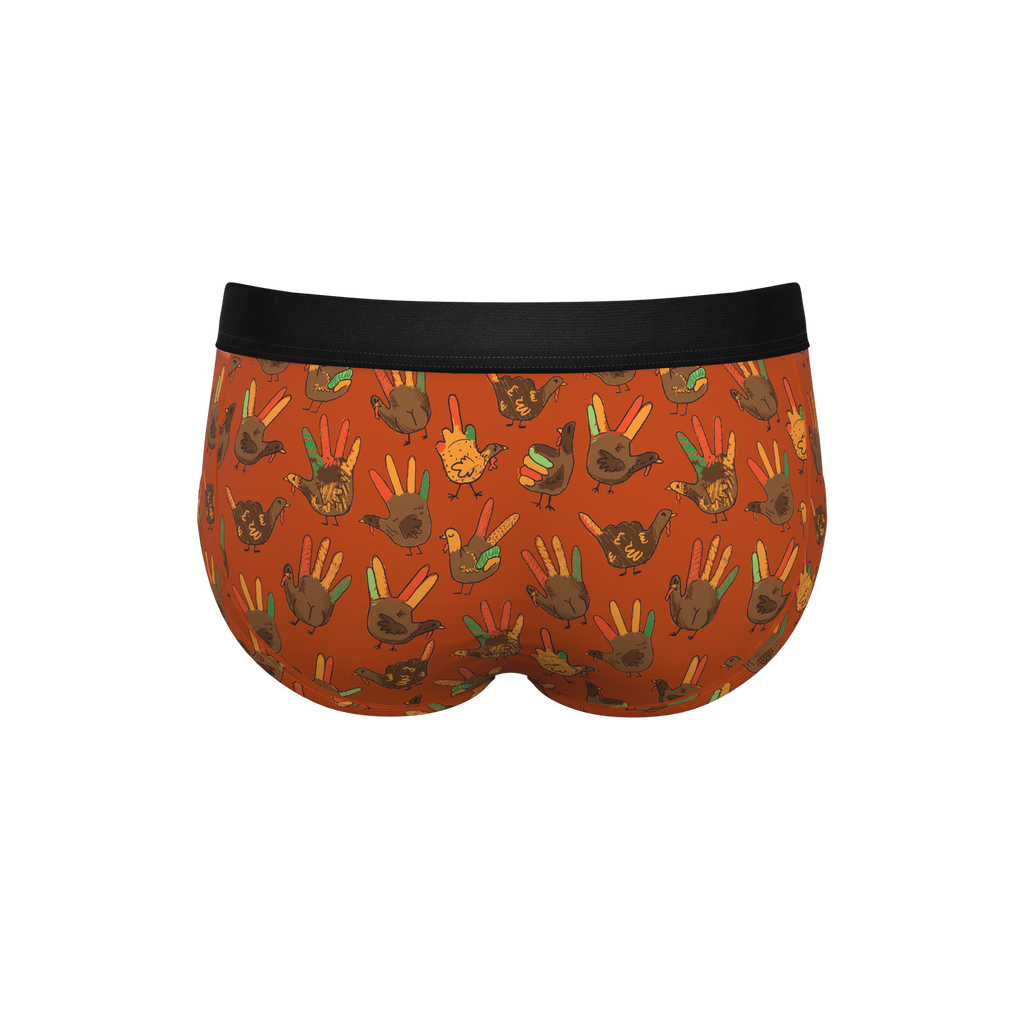 The Party Fowl | Thanksgiving Turkey Ball Hammock Pouch® Underwear Briefs - Shinesty