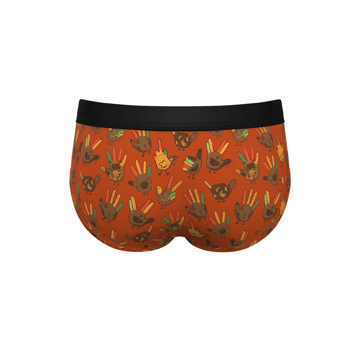 The Party Fowl | Thanksgiving Turkey Ball Hammock Pouch® Underwear Briefs - Shinesty