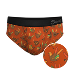 The Party Fowl | Thanksgiving Turkey Ball Hammock Pouch® Underwear Briefs - Shinesty