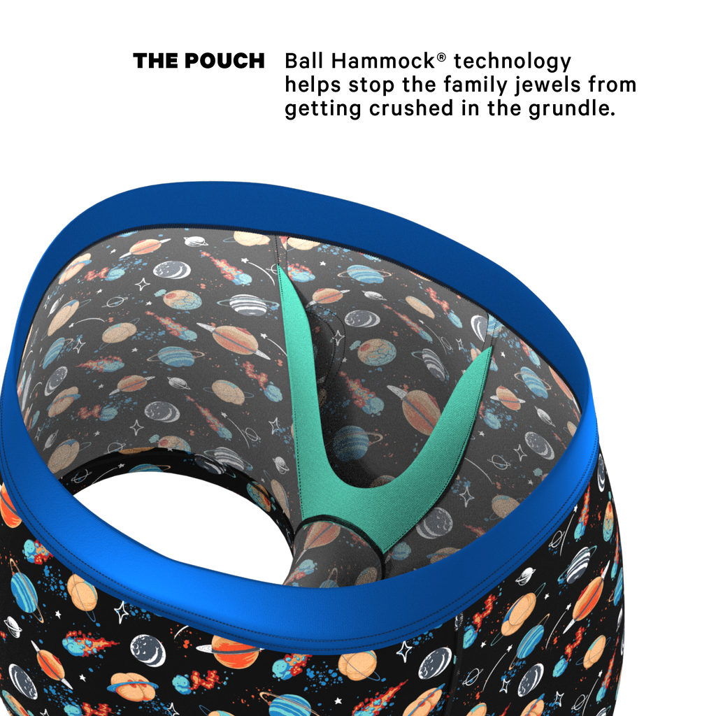 The Personal Space | Outer Space Ball Hammock® Pouch Trunks Underwear - Shinesty