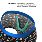 The Personal Space | Outer Space Ball Hammock® Pouch Trunks Underwear - Shinesty