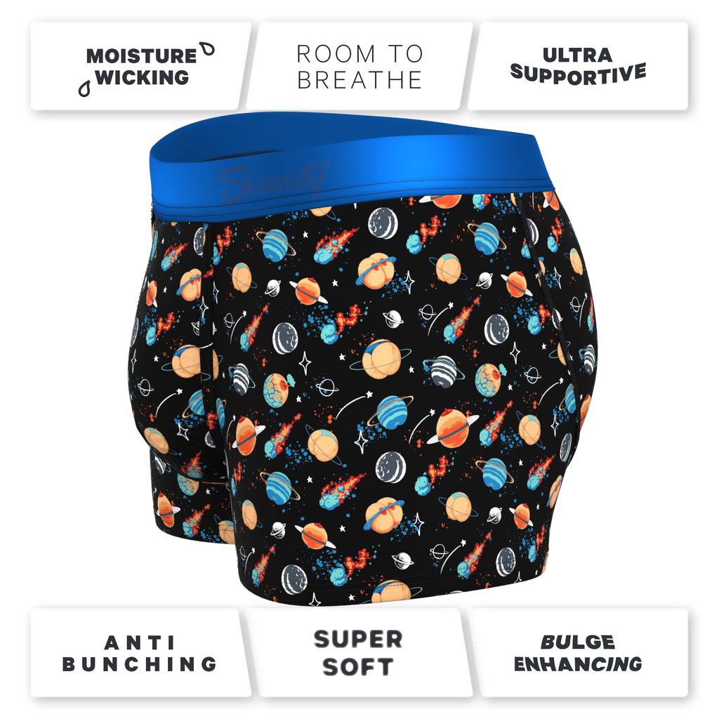 The Personal Space | Outer Space Ball Hammock® Pouch Trunks Underwear - Shinesty