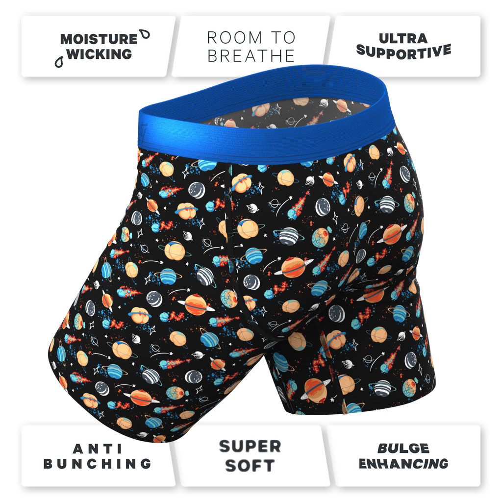 The Personal Space | Outer Space Ball Hammock® Boxer - Long Leg - Shinesty