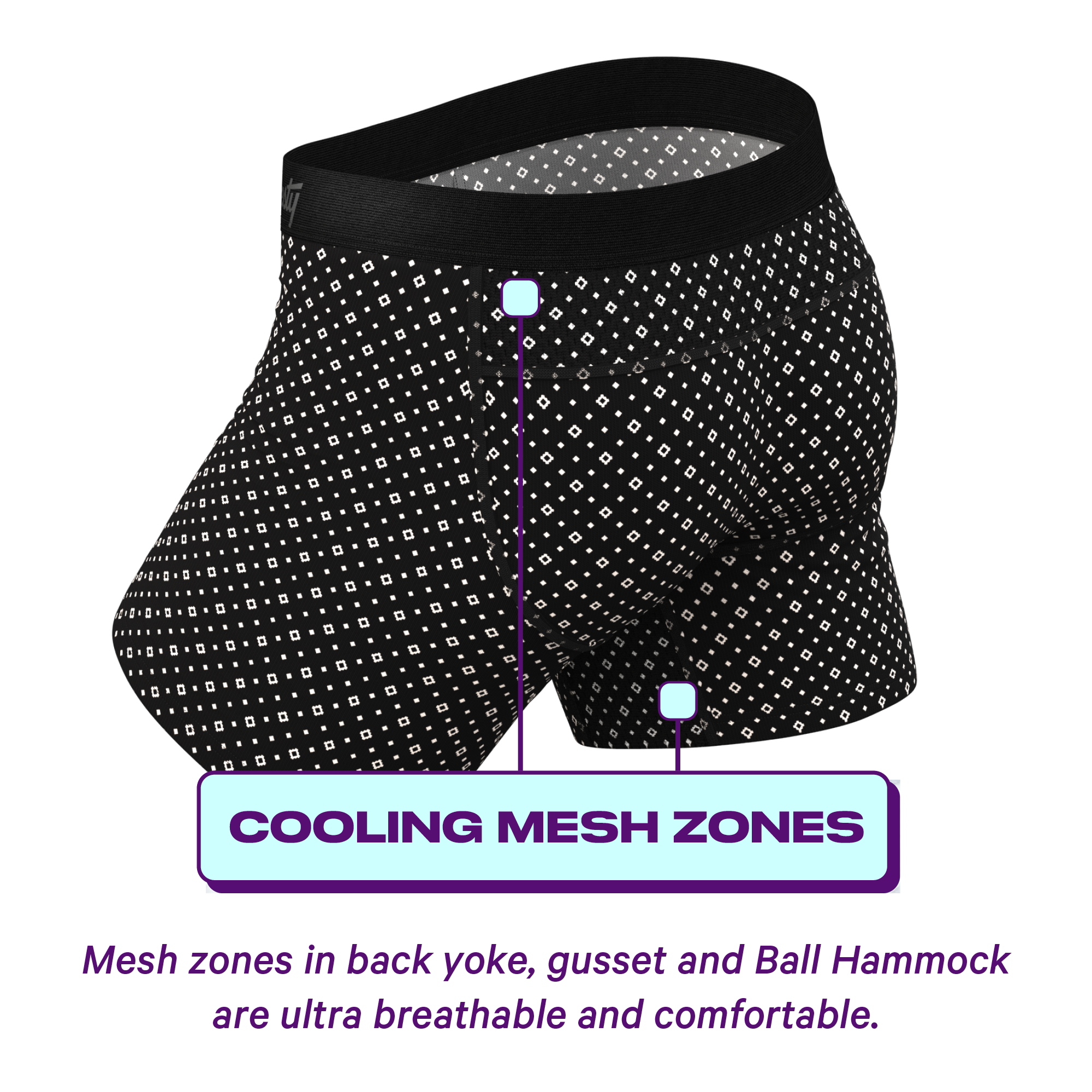 The Precious Stones | Diamond paradICE™ Cooling Ball Hammock® Pouch Underwear - Shinesty