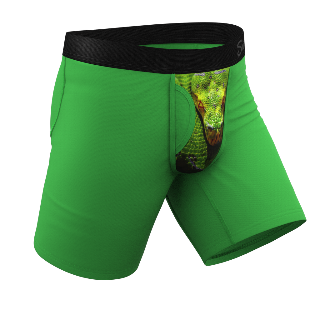 The Trouser Snake | Boa Ball Hammock® Boxer - Long Leg - Shinesty