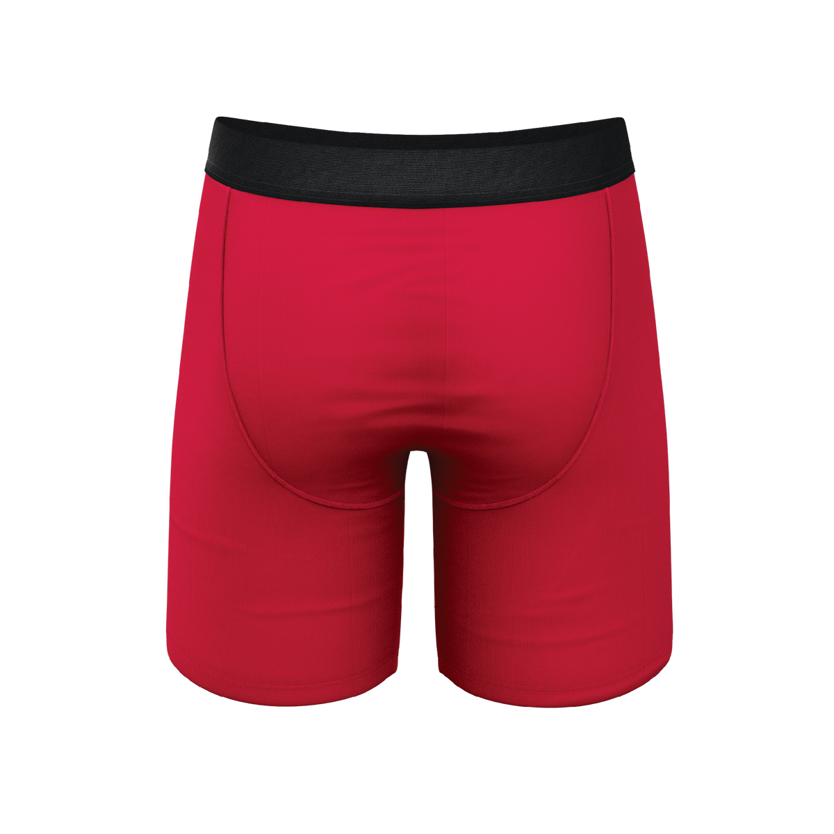 The Red Velvet | Dark Red Ball Hammock® Boxer - Long Leg - Shinesty