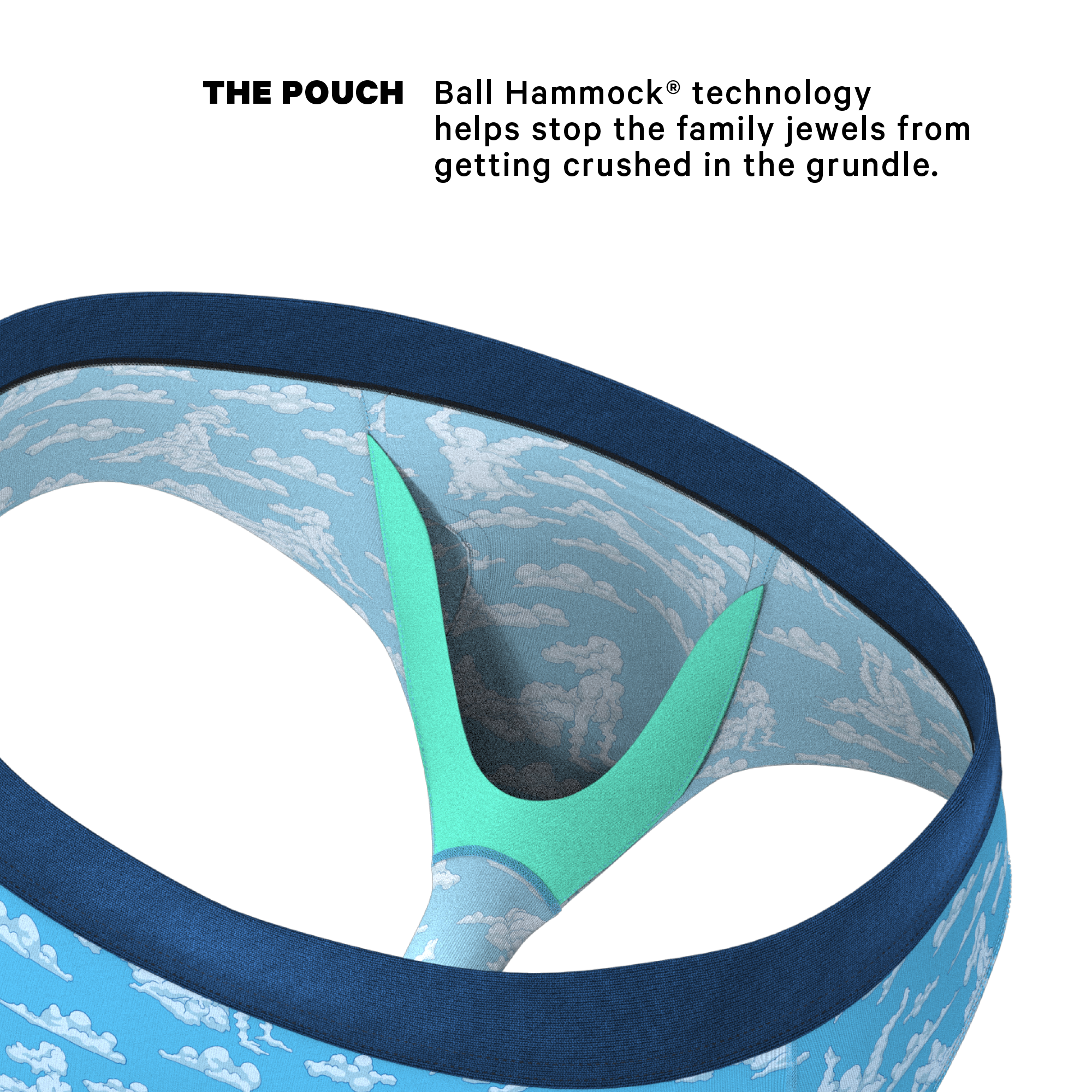 The Reverse Cloud Girl | Cloud Ball Hammock® Pouch Underwear Briefs - Shinesty