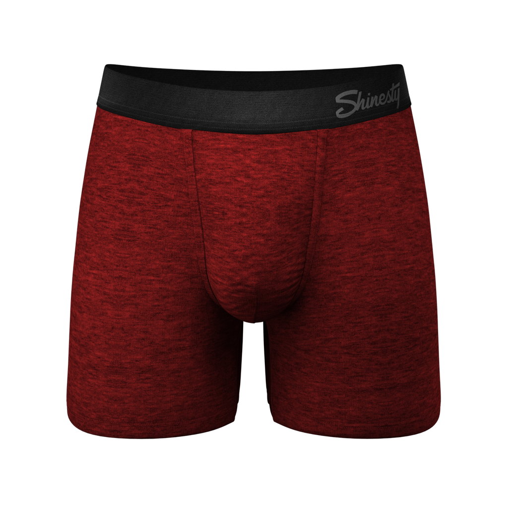 The Romeo | Red Heather Ball Hammock® Pouch Underwear - Shinesty