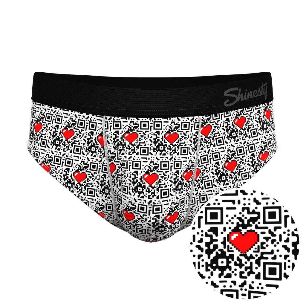 The Scan Me | QR Code Ball Hammock® Pouch Underwear Briefs - Shinesty