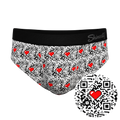 The Scan Me | QR Code Ball Hammock® Pouch Underwear Briefs - Shinesty