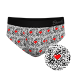 The Scan Me | QR Code Ball Hammock® Pouch Underwear Briefs - Shinesty