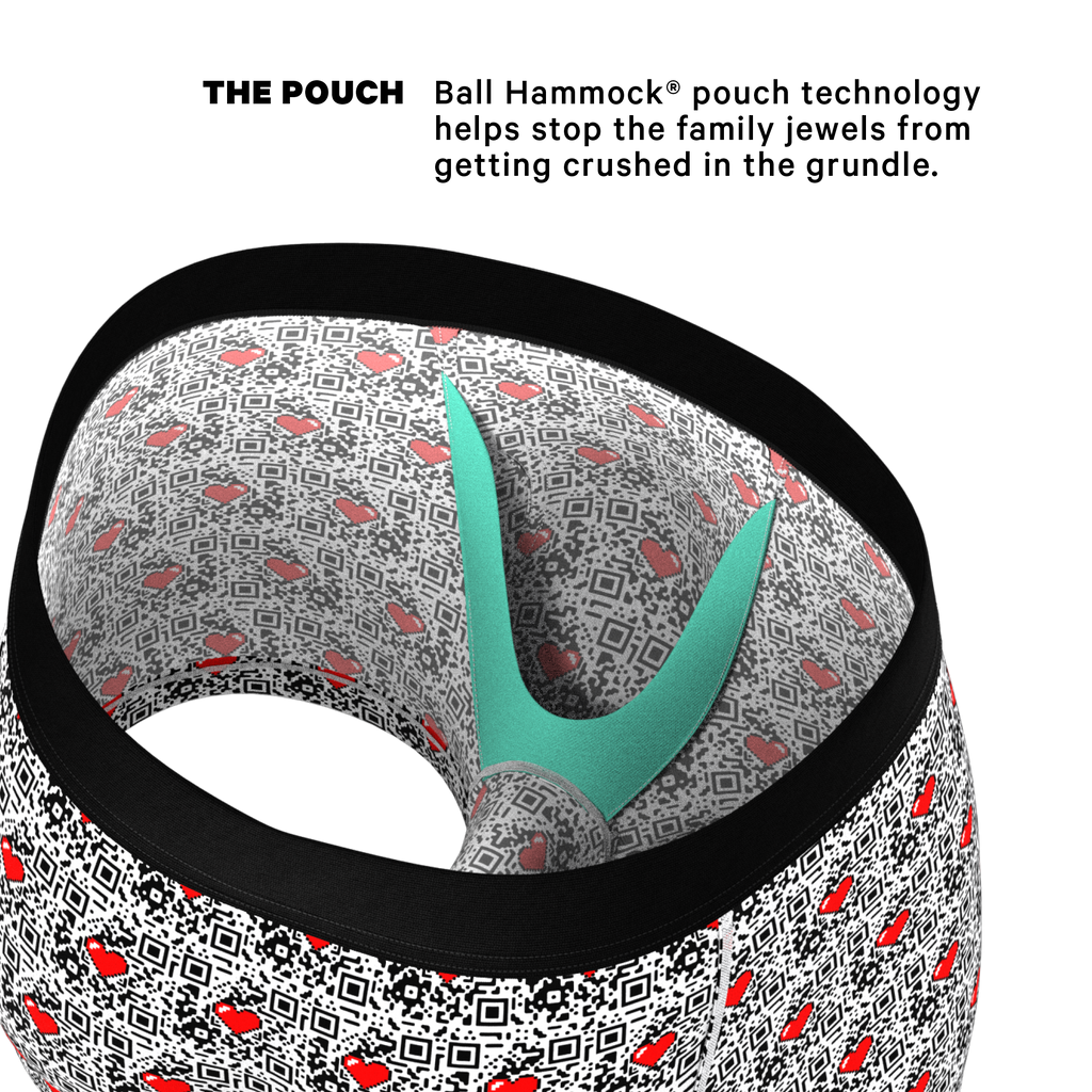 The Scan Me | QR Code Ball Hammock® Pouch Trunks Underwear - Shinesty