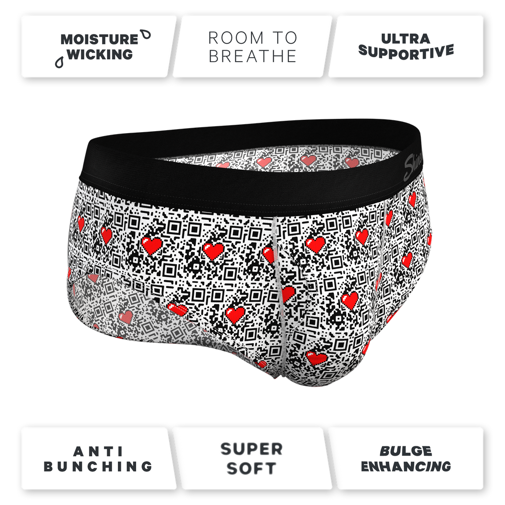 The Scan Me | QR Code Ball Hammock® Pouch Underwear Briefs - Shinesty