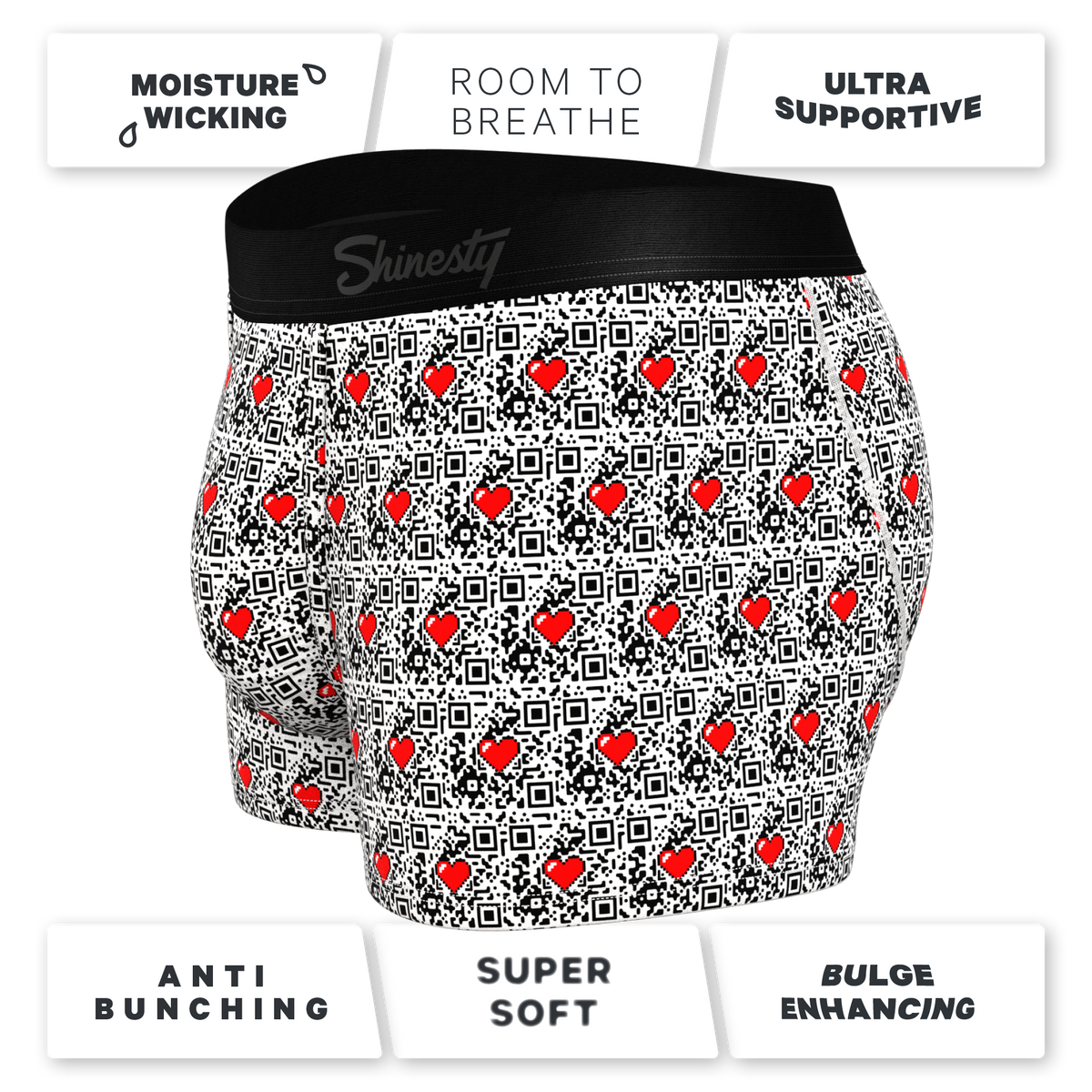 The Scan Me | QR Code Ball Hammock® Pouch Trunks Underwear - Shinesty