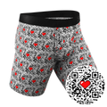 The Scan Me | QR Code Ball Hammock® Boxer - Long Leg - Shinesty