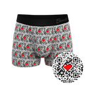 The Scan Me | QR Code Ball Hammock® Pouch Trunks Underwear - Shinesty