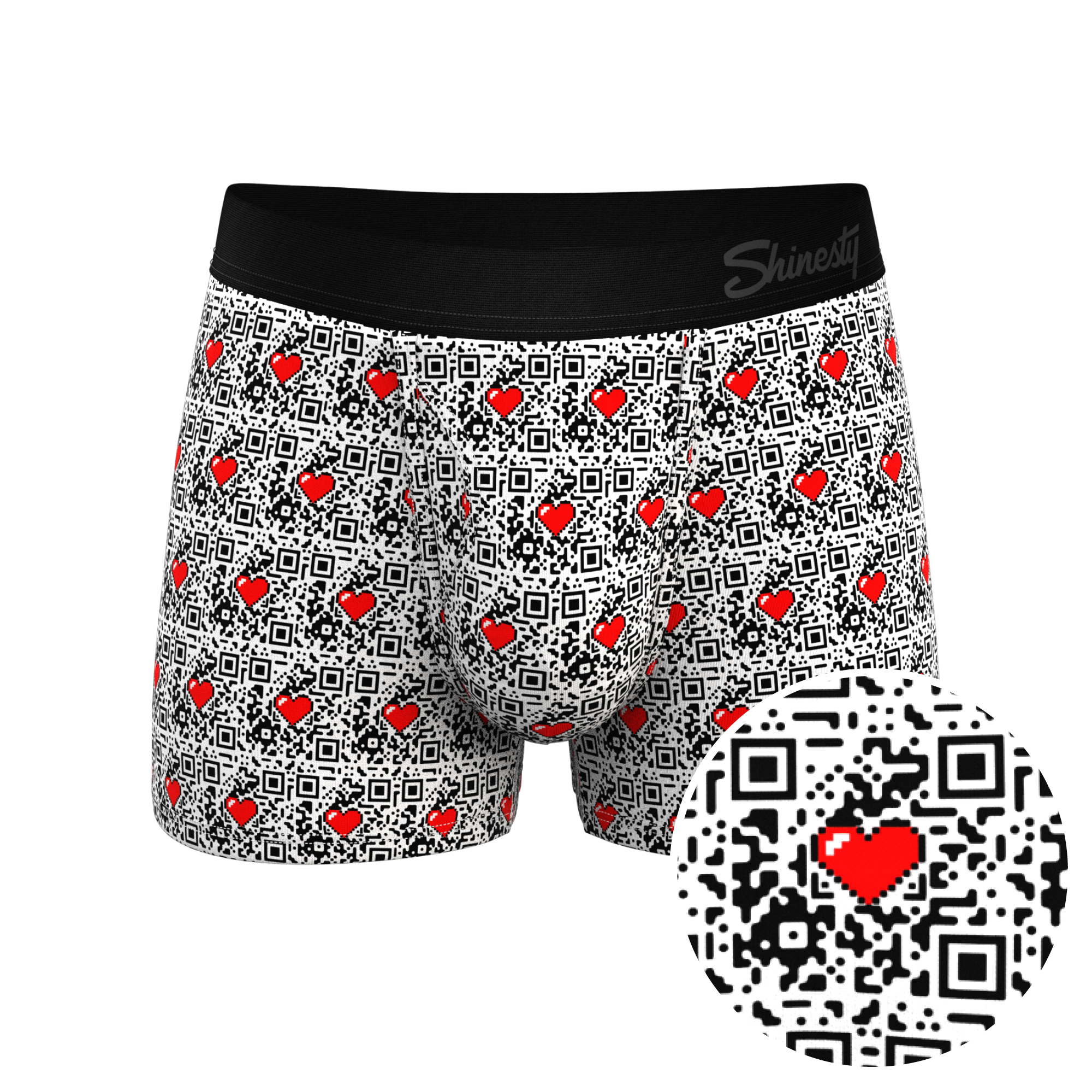 The Scan Me | QR Code Ball Hammock® Pouch Trunks Underwear - Shinesty