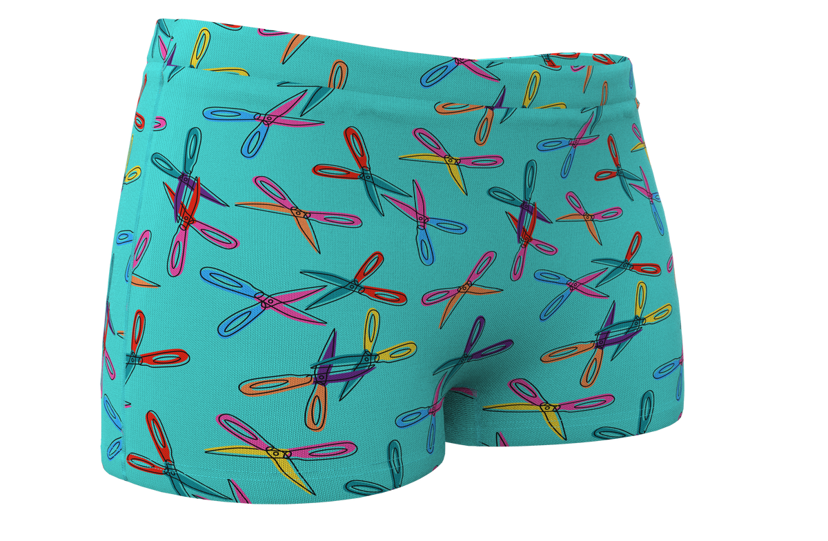 The Scissor Sisters | Scissor Modal Boyshort Underwear - Shinesty