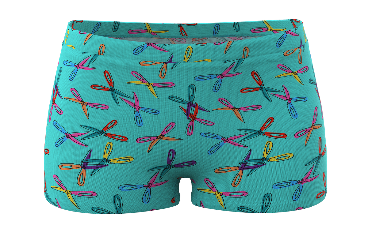 The Scissor Sisters | Scissor Modal Boyshort Underwear - Shinesty