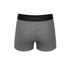 The Seattle Skyline | Black Marble Heather Ball Hammock® Pouch Trunk Underwear - Shinesty