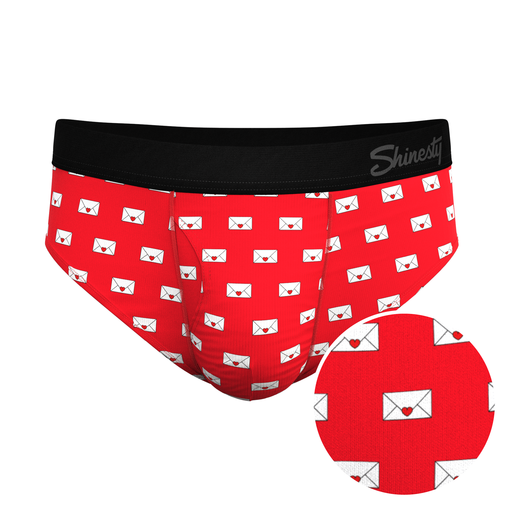 The Secret Admirer | Valentines Letters Ball Hammock® Pouch Underwear Briefs - Shinesty