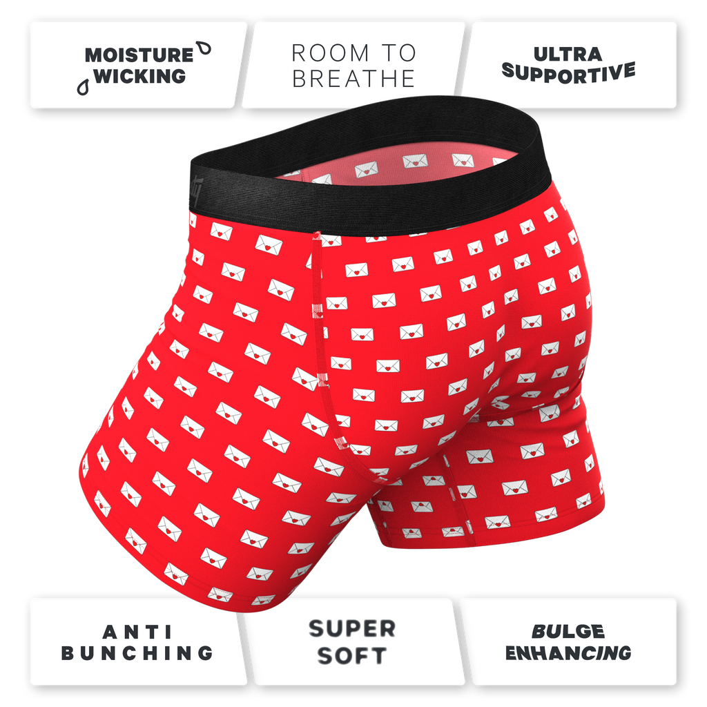 The Secret Admirer | Valentines Letters Ball Hammock® Pouch Underwear - Shinesty