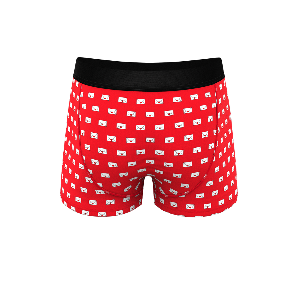 The Secret Admirer | Valentines Letters Ball Hammock® Pouch Trunks Underwear - Shinesty
