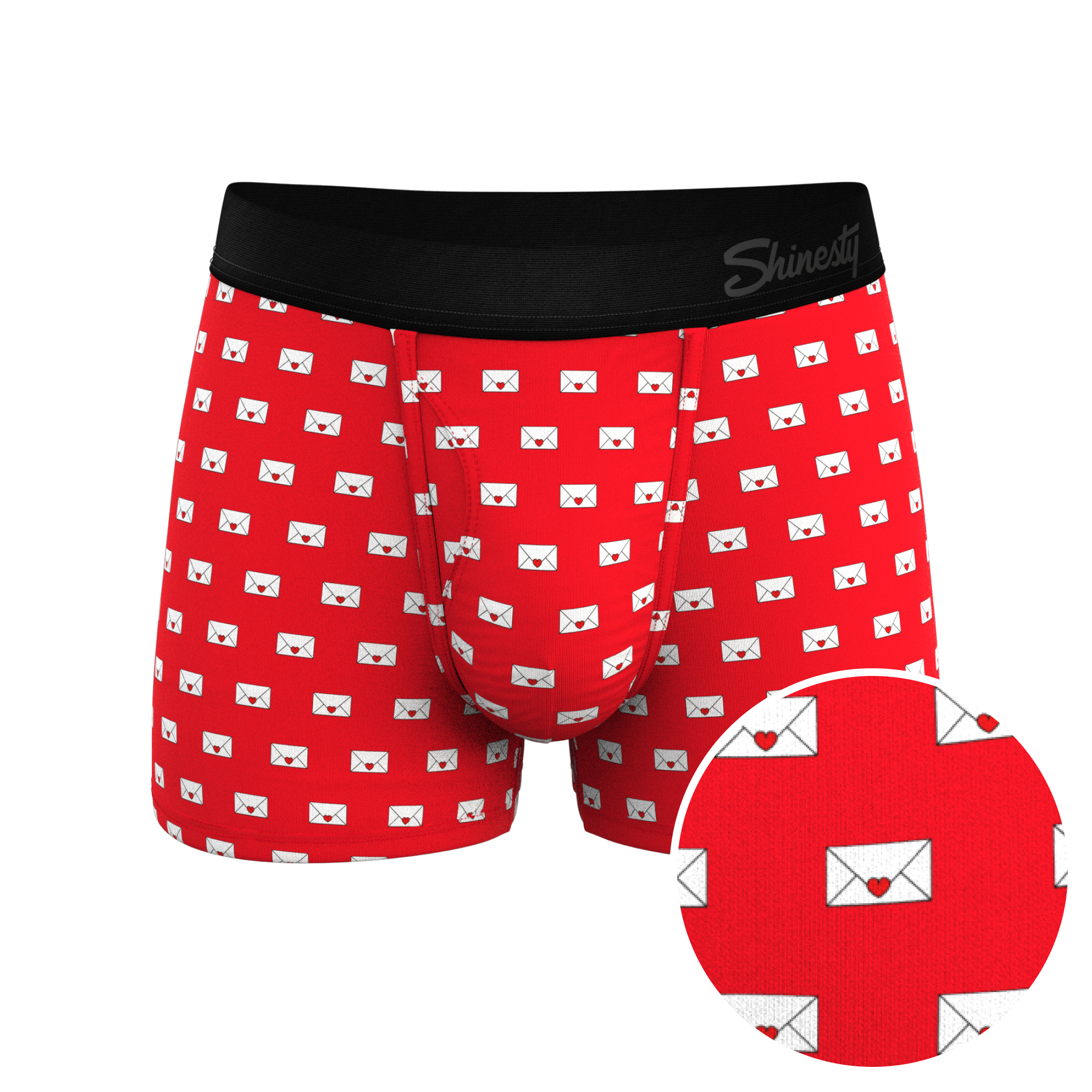 The Secret Admirer | Valentines Letters Ball Hammock® Pouch Trunks Underwear - Shinesty