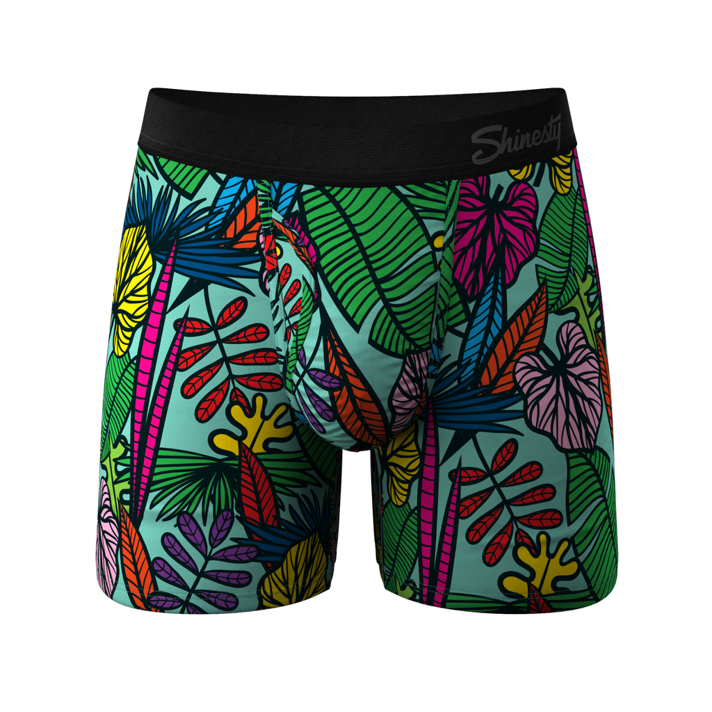 The Sex On The Beach | Tropical Ball Hammock® Pouch Underwear With Fly - Shinesty