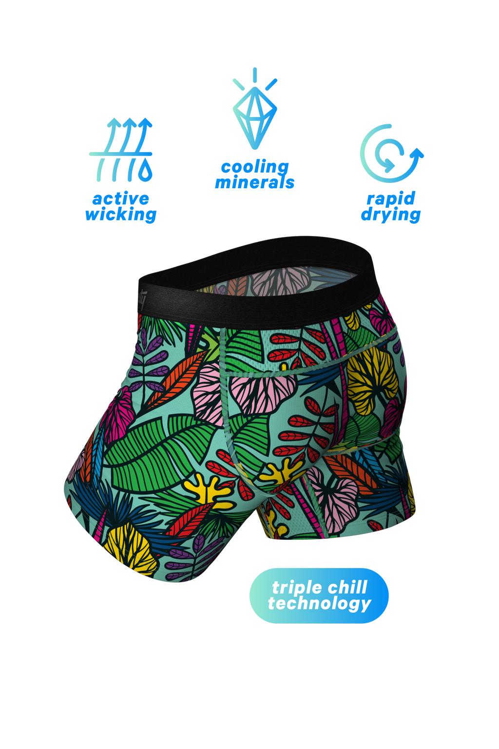 The Sex On The Beach | Tropical paradICE™ Cooling Ball Hammock® Underwear With Fly - Shinesty