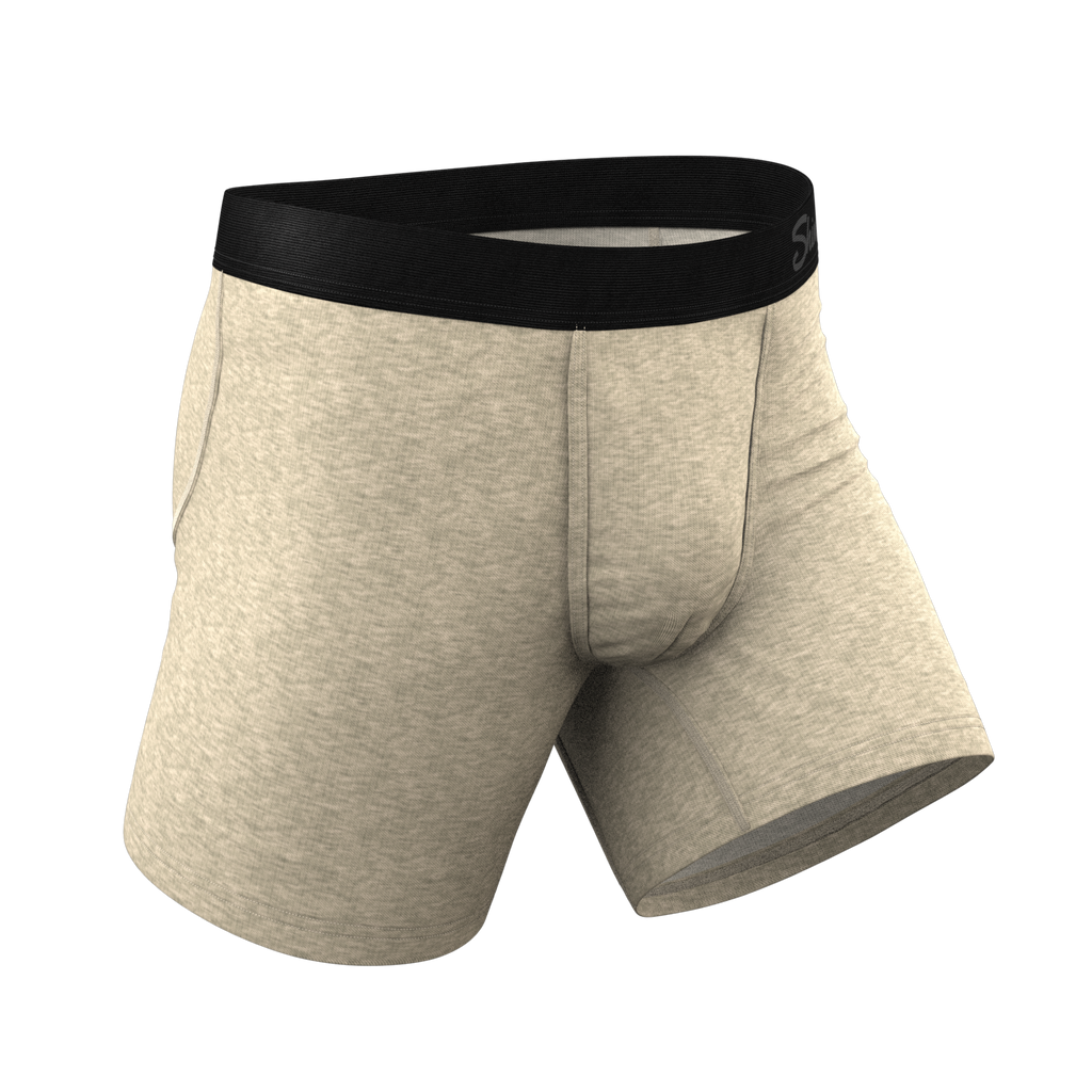 The Silver Fox | Oatmeal Heather Ball Hammock® Pouch Underwear - Shinesty